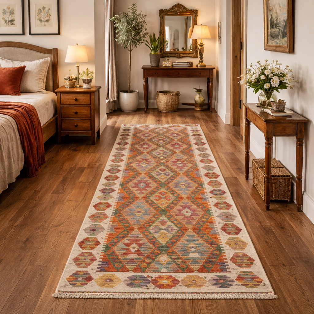 How to Furnish a Room Attractively Around a Wooden Bed