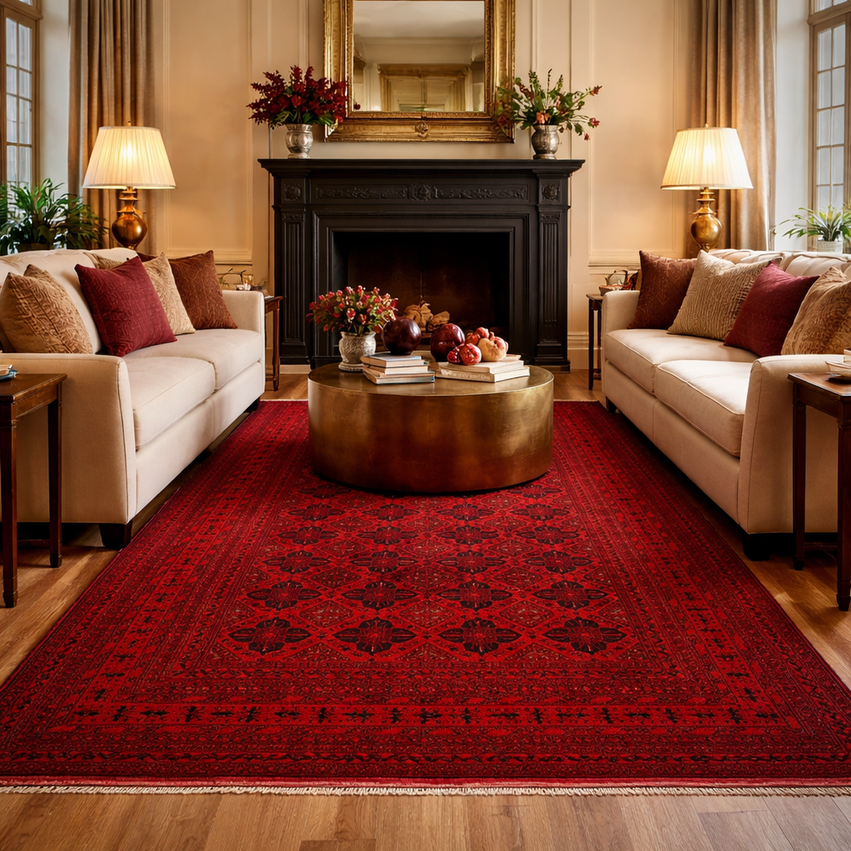 Handmade Wool Oriental Area Rug 201 x 300 (cm) (ID B33054)