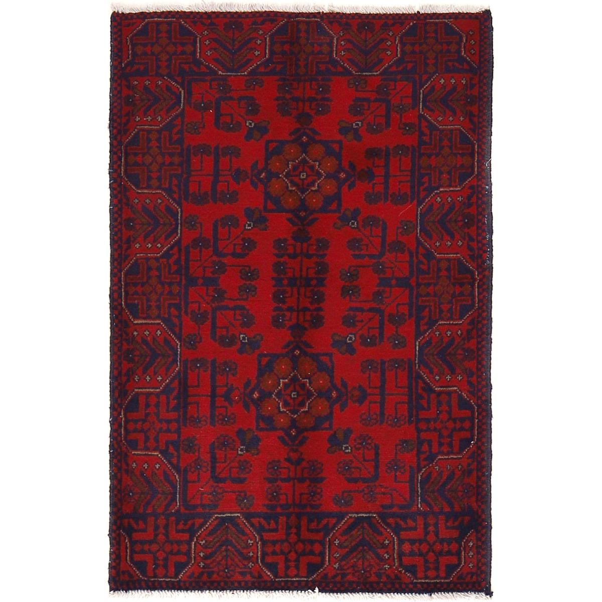 Handmade Khal Mohammadi Wool Oriental Area Rug (ID 11753) 79x122cm