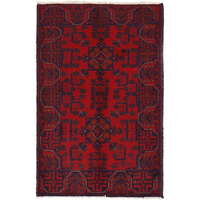 Handmade Khal Mohammadi Wool Oriental Area Rug (ID 11753) 79x122cm