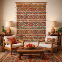 Handmade Turkish Kilim Rug 183 × 251 cm | Vegetable-Dyed Wool