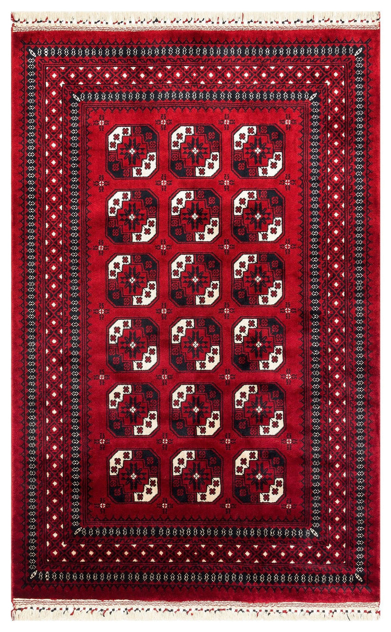 Samarkand Star Grid Rug - Aladdinrugs