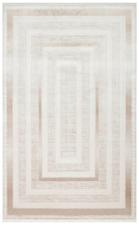 Ivory Depth Lines Rug - Aladdinrugs