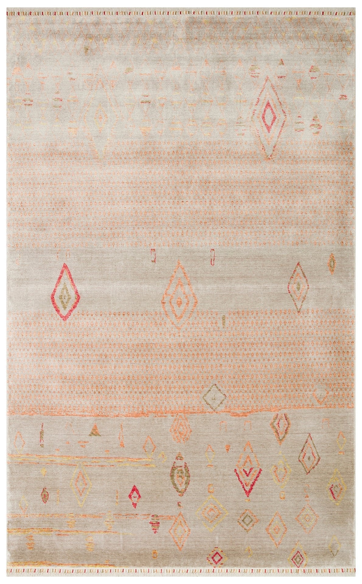 Desert Blush Motifs Rug - Aladdinrugs
