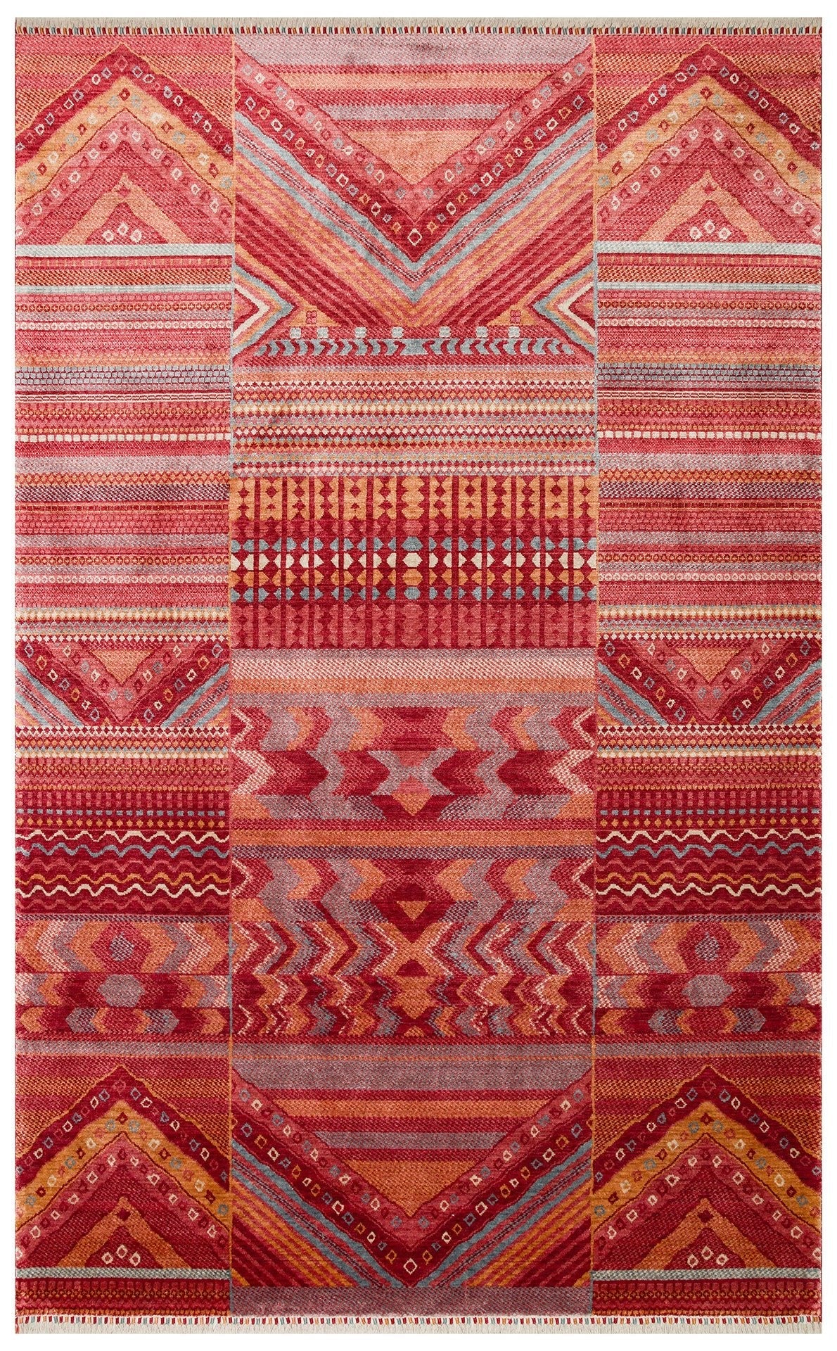 Saffron Tribal Mosaic Rug - Aladdinrugs