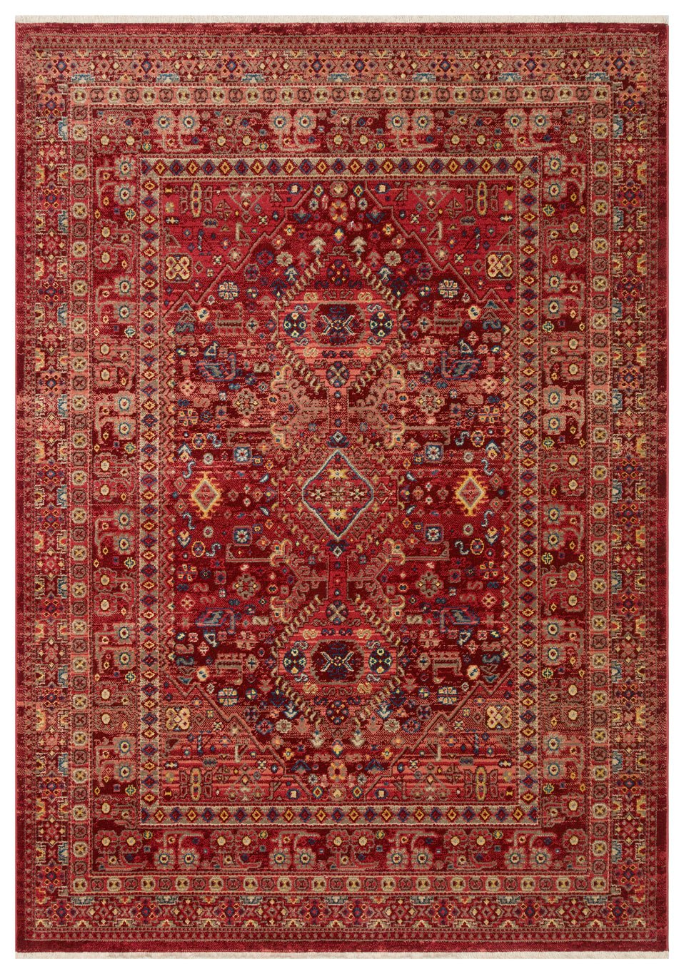 Red Empire Medallion Rug - Aladdinrugs