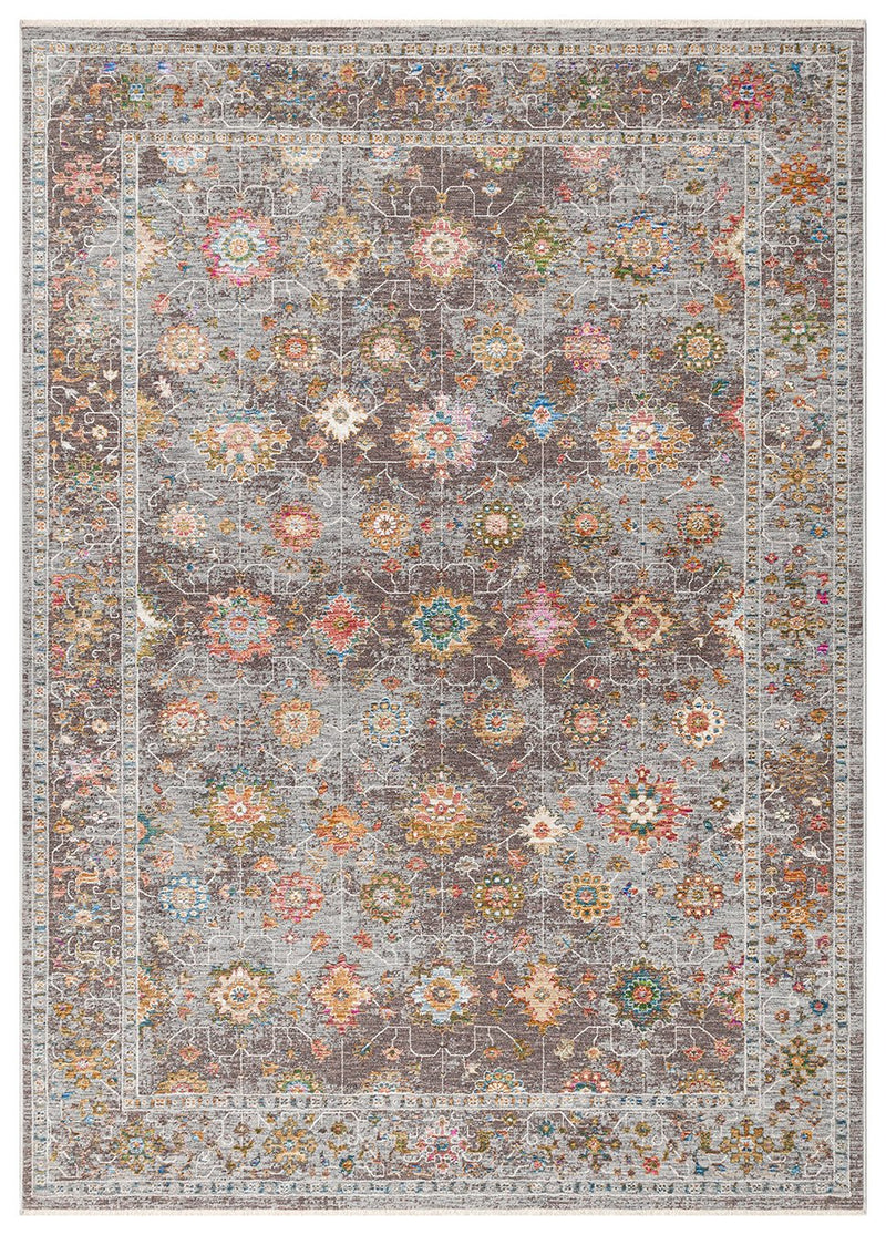 Chromatic Rosette Field Rug - Aladdinrugs