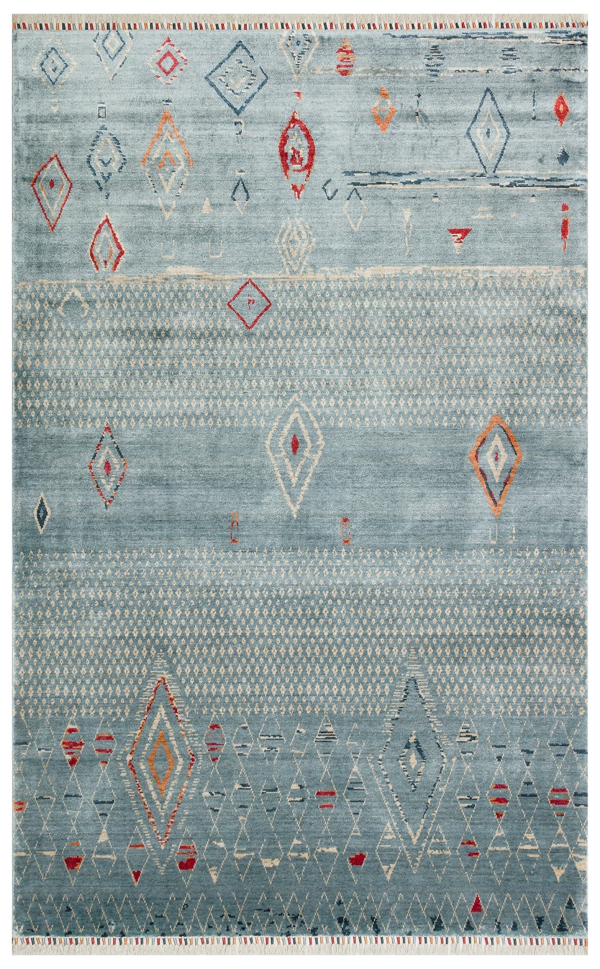 Glacier Diamond Weave Rug - Aladdinrugs