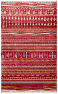 Scarlet Heritage Stripes Rug - Aladdinrugs
