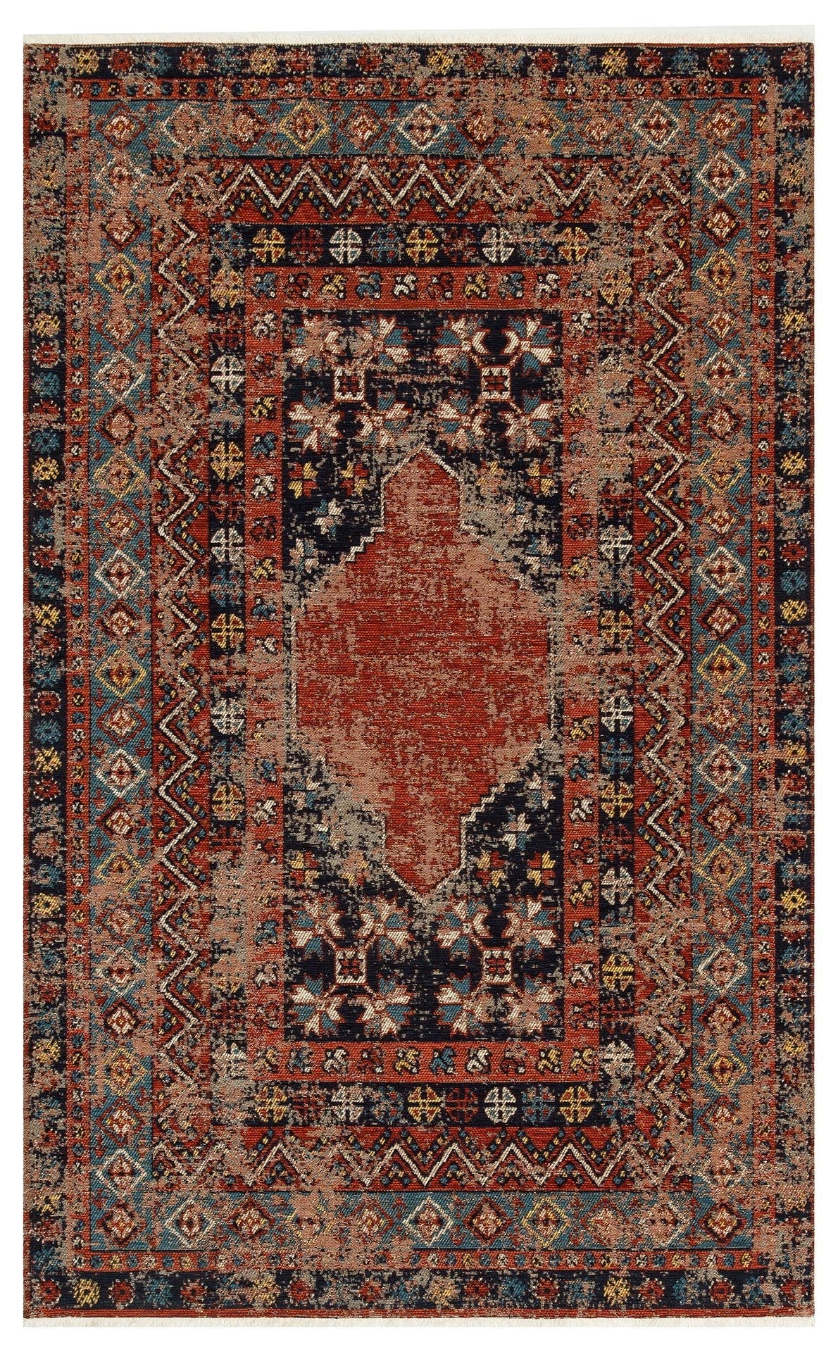Tribal Ember Persian Rug - Aladdinrugs