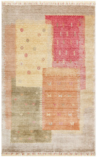 Nomad Canvas Blocks Rug - Aladdinrugs