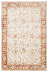 Antique Rose Filigree Rug - Aladdinrugs