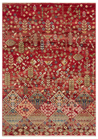Red Canopy Motif Rug - Aladdinrugs