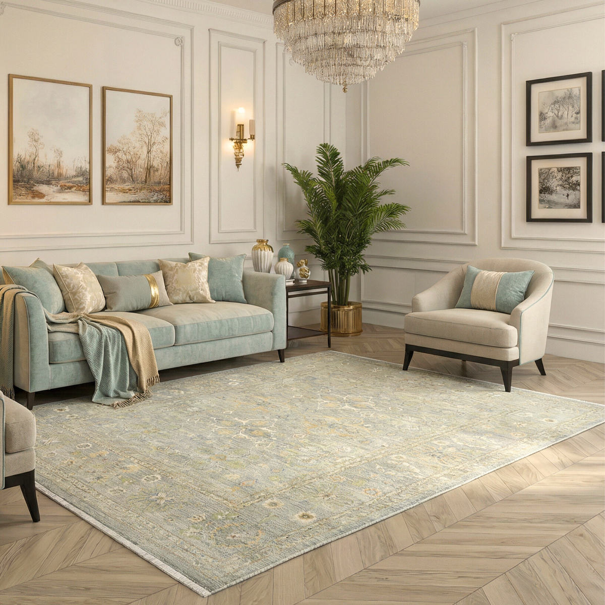 Moonlight Melody Rug 244 × 305 cm