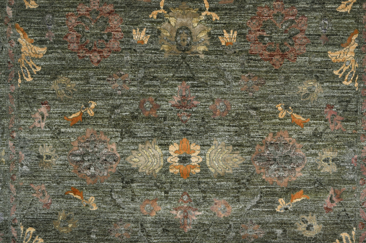 Olive & Rust Antique Class Rug 154 × 244 cm (5 x 8)