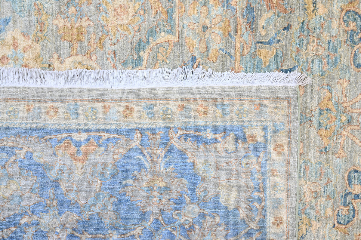 Antique Blue Signature Oushak Rug 244 × 305 cm (8 x 10)