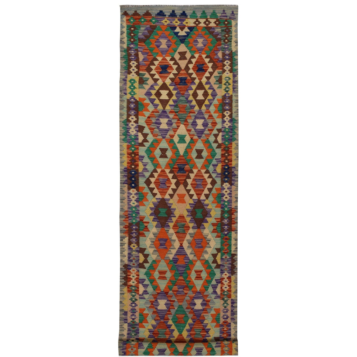 Vegetable Kelim Runner 2' 6 x 9' 2 (ft) - No. 2740A