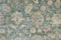 Sage Heirloom Floral Rug 244 × 305 cm (8 x 10)