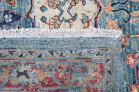 French Blue Cherry Blossom Rug 244 × 305 cm (8 x 10)