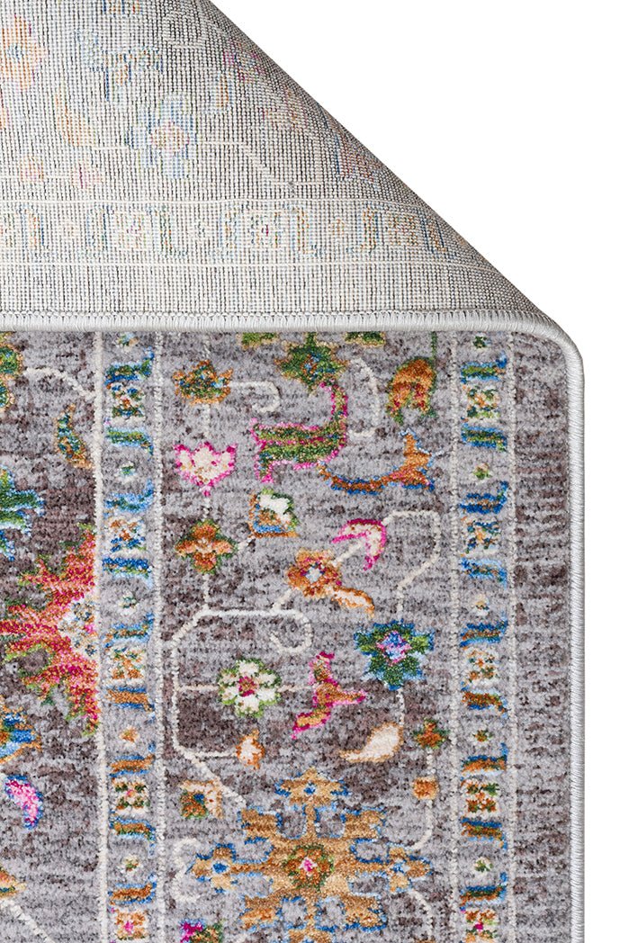 Chromatic Rosette Field Rug - Aladdinrugs