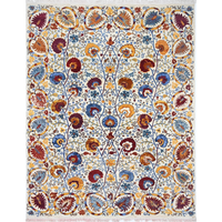 Saffron Bloom on Ivory Rug 244 × 305 cm