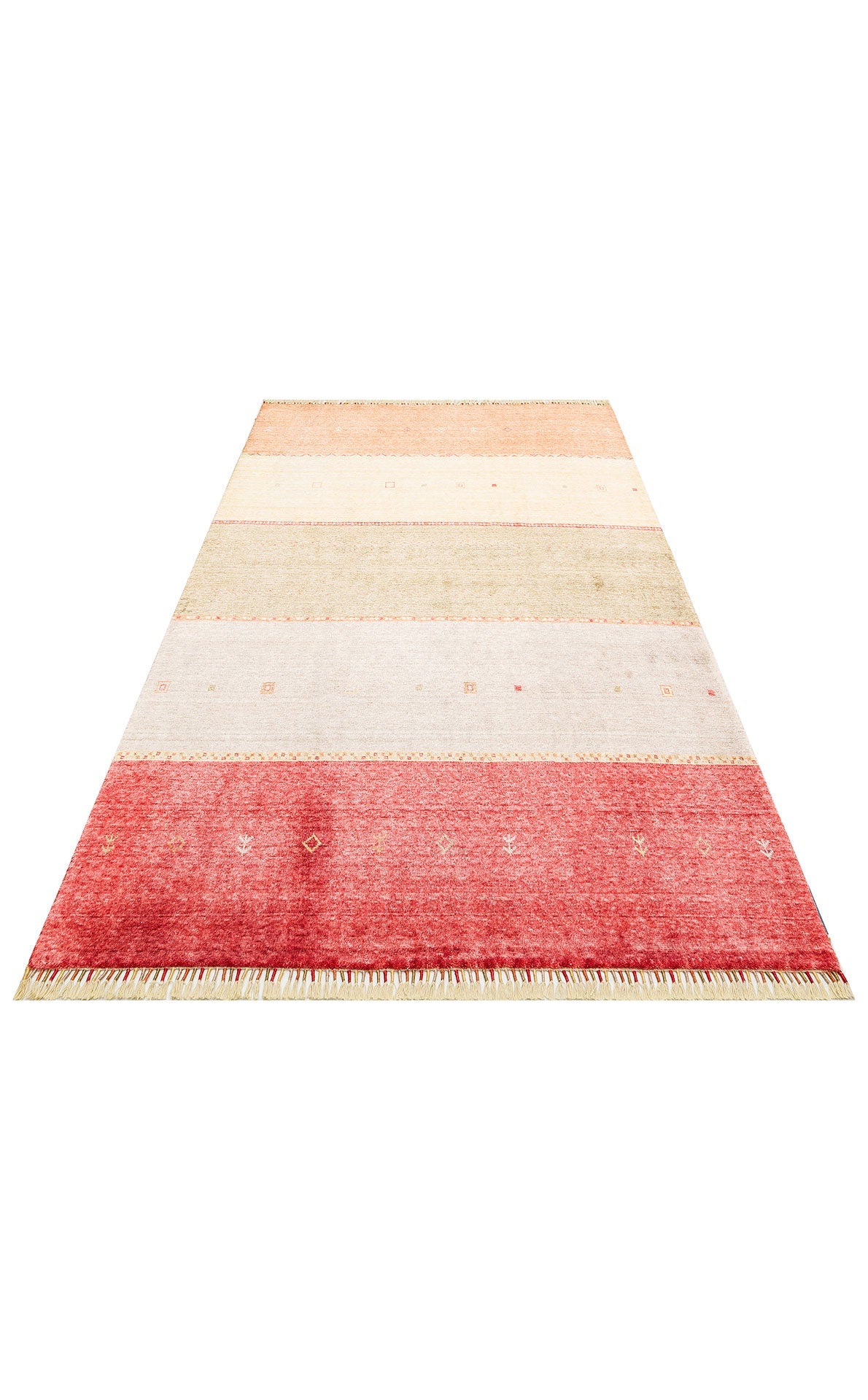 Rust Horizon Layers Rug - Aladdinrugs