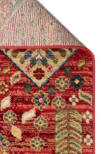 Red Canopy Motif Rug - Aladdinrugs
