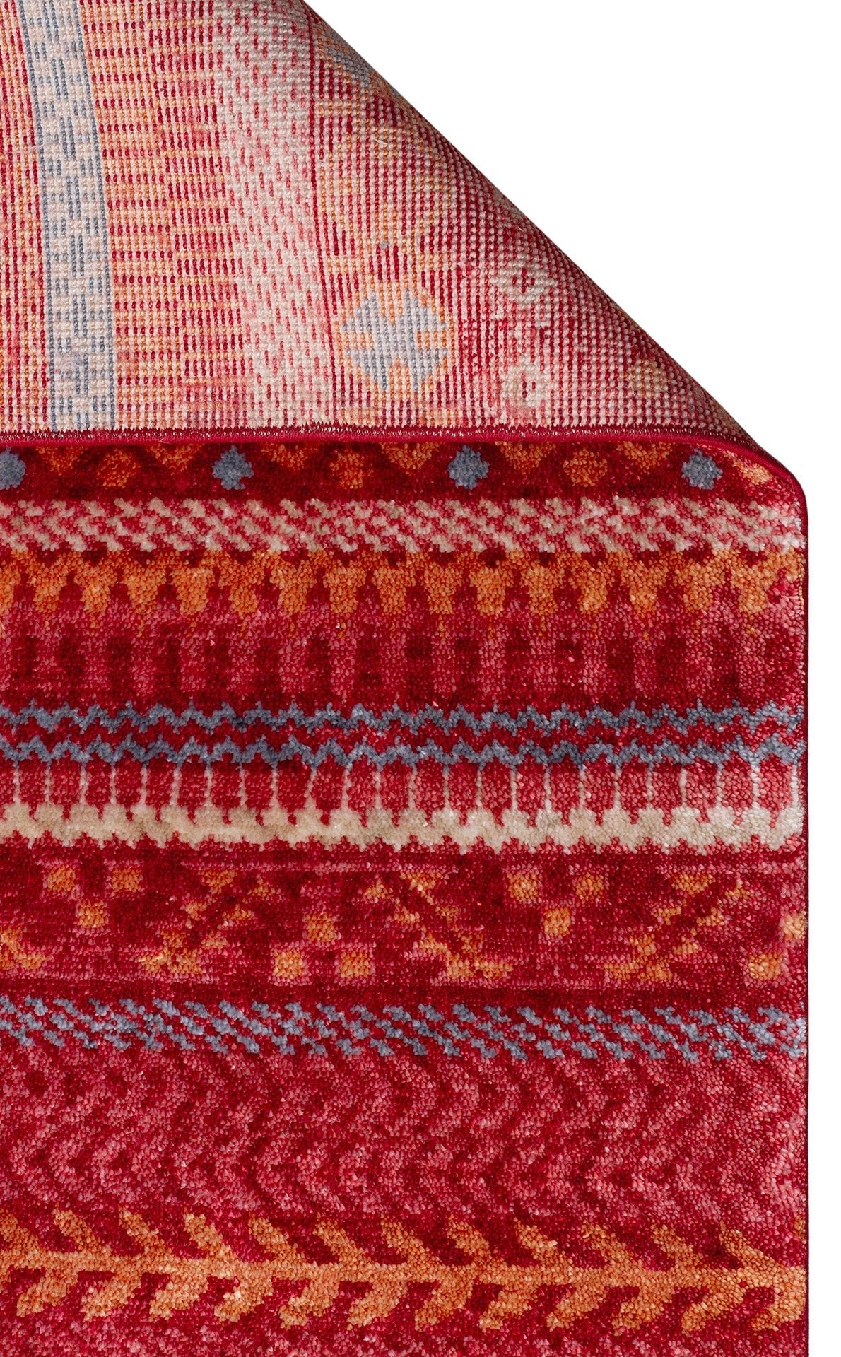 Scarlet Heritage Stripes Rug - Aladdinrugs