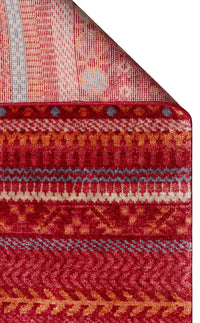 Scarlet Heritage Stripes Rug - Aladdinrugs