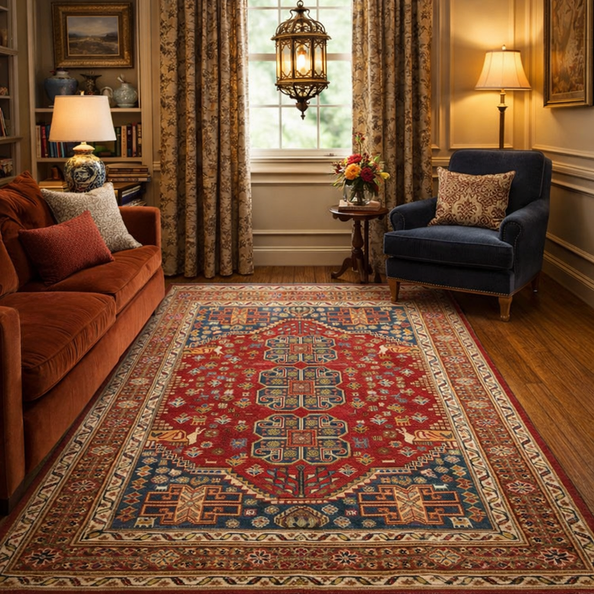 Handmade Shirazi Wool Oriental Rug 248 x 293 (cm) (ID G27079)