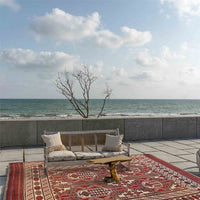 Handmade Flatweave Kilim 6' 5" x 9' 2" (ft) - No. 3097