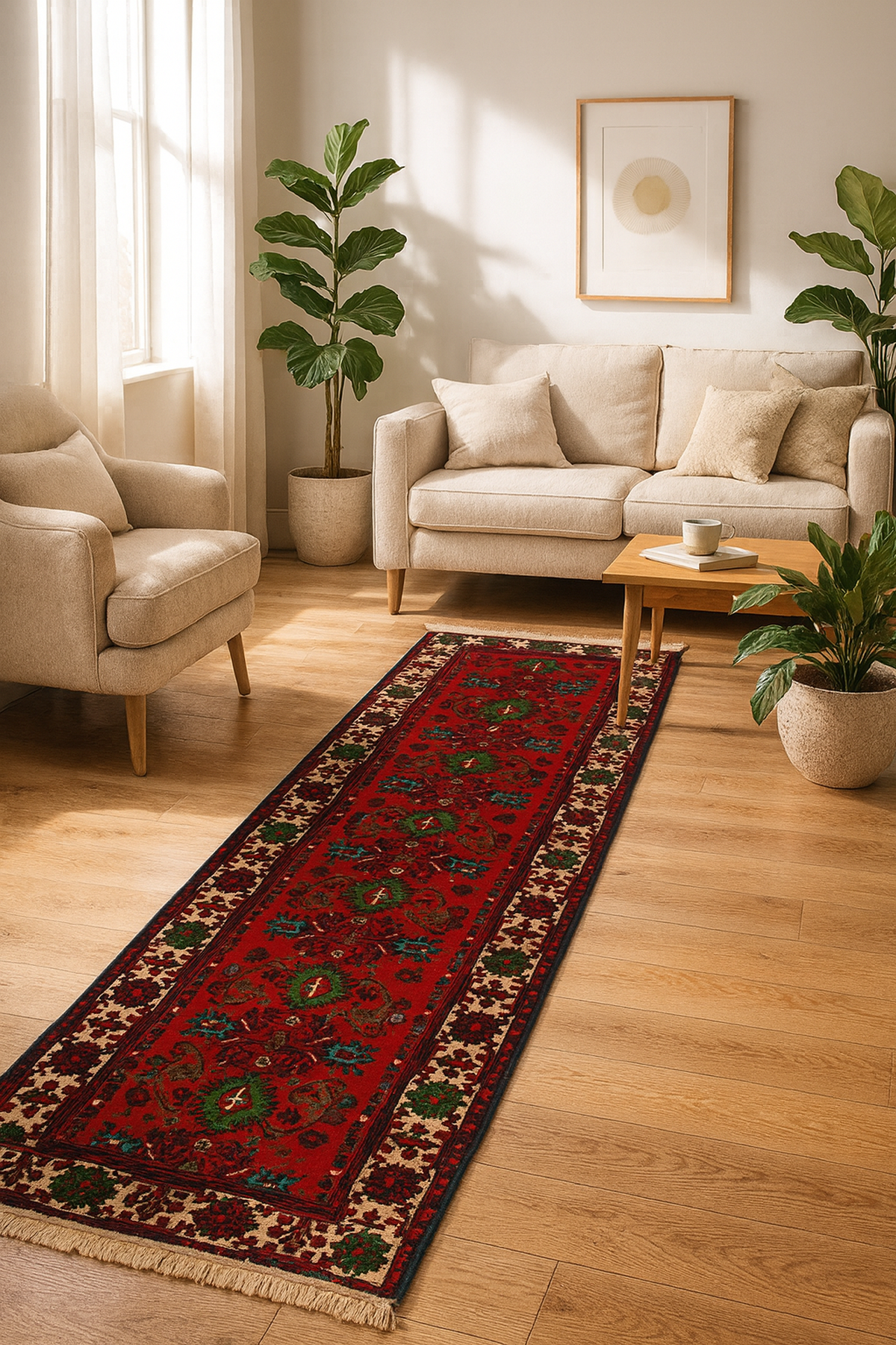 Handmade Bokhara Wool Runner Premium Rug 71x175cm (ID G22929)