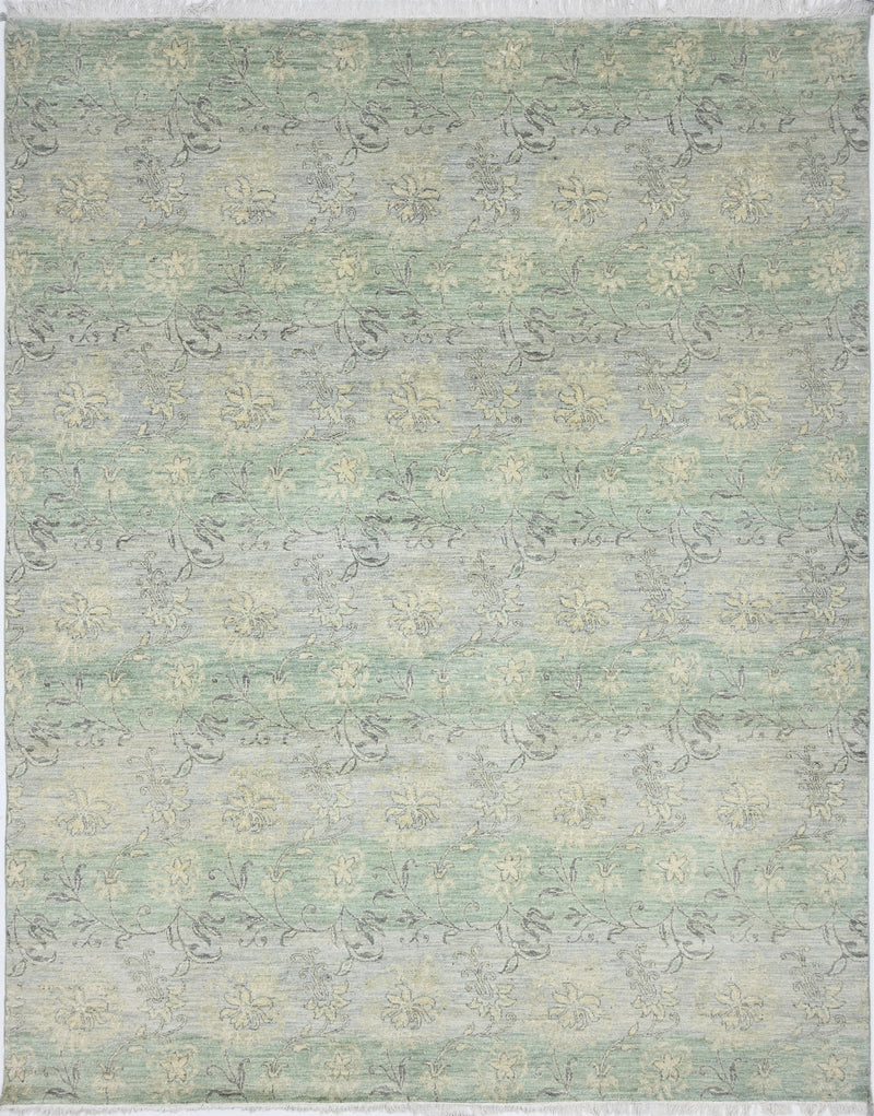 Ivory & Celadon Gallery Rug 244 × 305 cm (8 x 10)