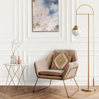 Hand Knotted Kilim Cushion 1' 6" x 1' 6" ft / 46 x 46 cm - No. 34562