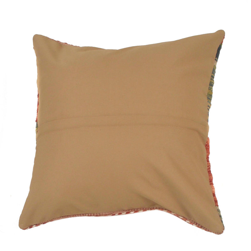 Square Size Kelim Cushion 1' 6" x 1' 6" ft / 46 x 46 cm - No. 34576