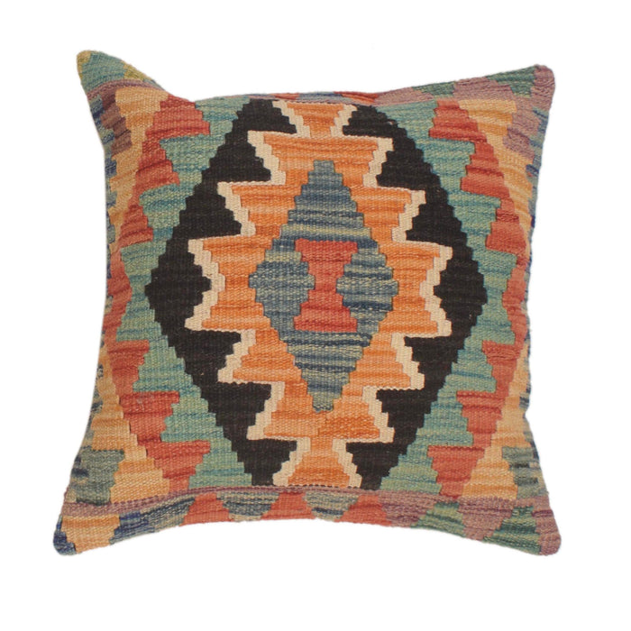 Kilim Cushion Covers for Your Home 1' 7" x 1' 7" ft / 47 x 47 cm - No. 34581