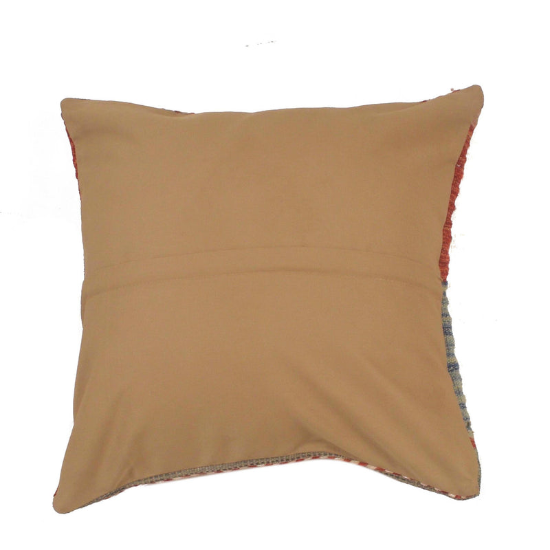 Turkish Design Kilim Cushion 1' 6" x 1' 6" ft / 45 x 46 cm - No. 34584