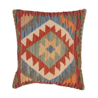Hand Knotted Kilim Cushion 1' 4" x 1' 7" ft / 40 x 48 cm - No. 34591