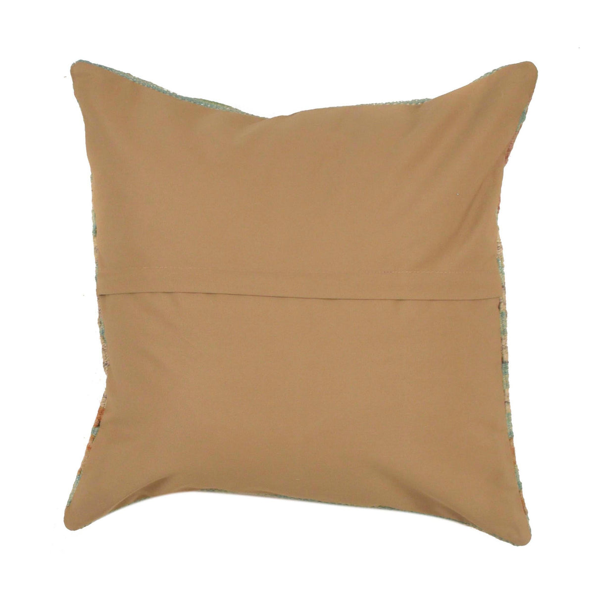 Square Size Kelim Cushion 1' 7" x 1' 7" ft / 48 x 47 cm - No. 34594