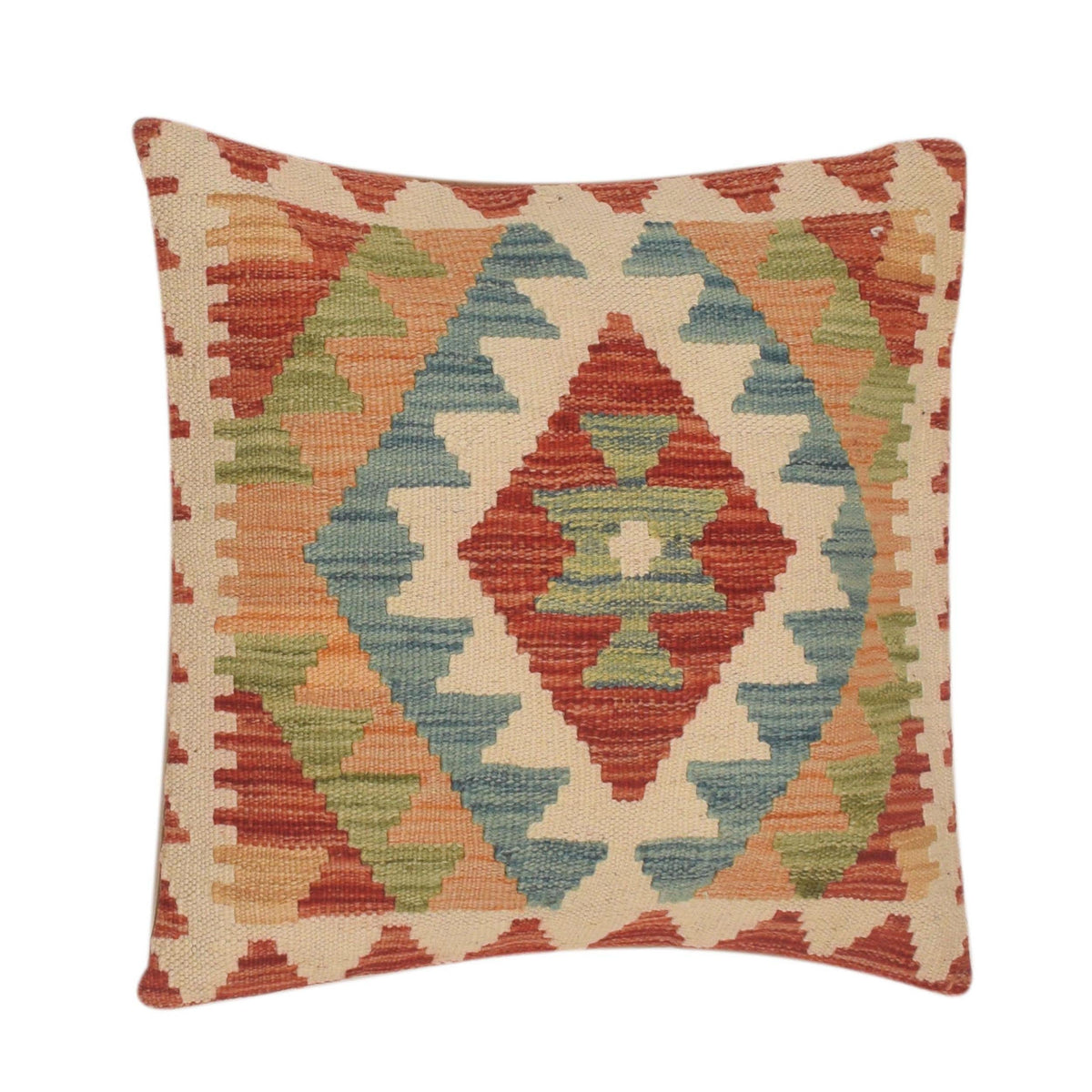 Kilim Cushion Covers for Your Home 1' 7" x 1' 6" ft / 47 x 46 cm - No. 34596