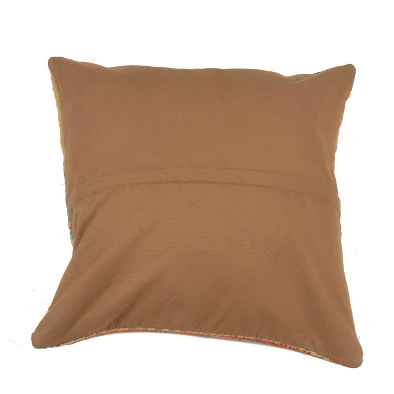 Vegetable Kilim Cushion Cover 1' 7" x 1' 7" ft / 47 x 48 cm - No. 34599