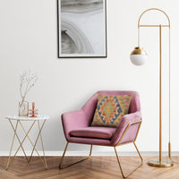 Vegetable Kilim Cushion Cover 1' 7" x 1' 7" ft / 47 x 48 cm - No. 34599