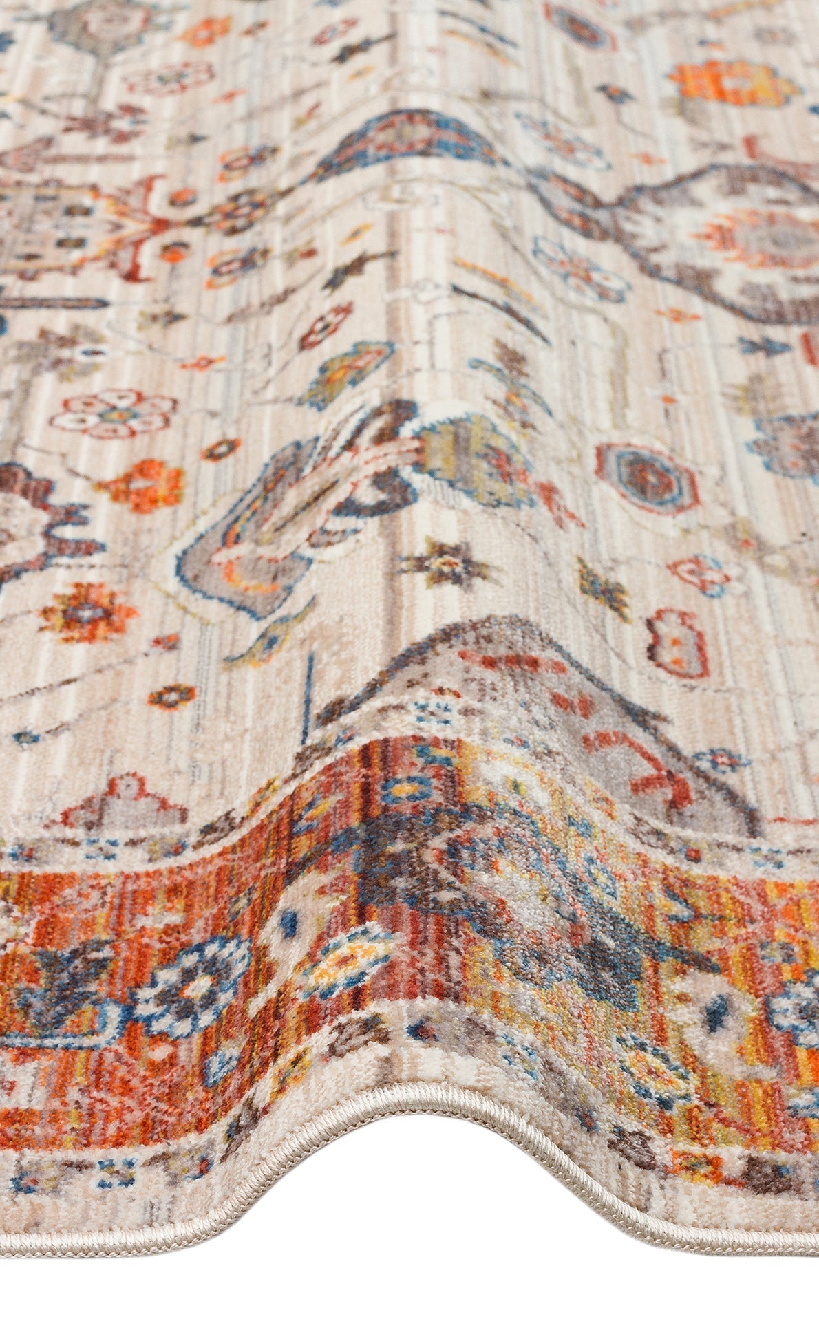 Terracotta Bazaar Turkish Rug - Aladdinrugs