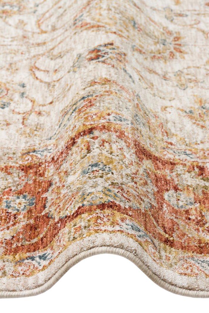 Antique Rose Filigree Rug - Aladdinrugs