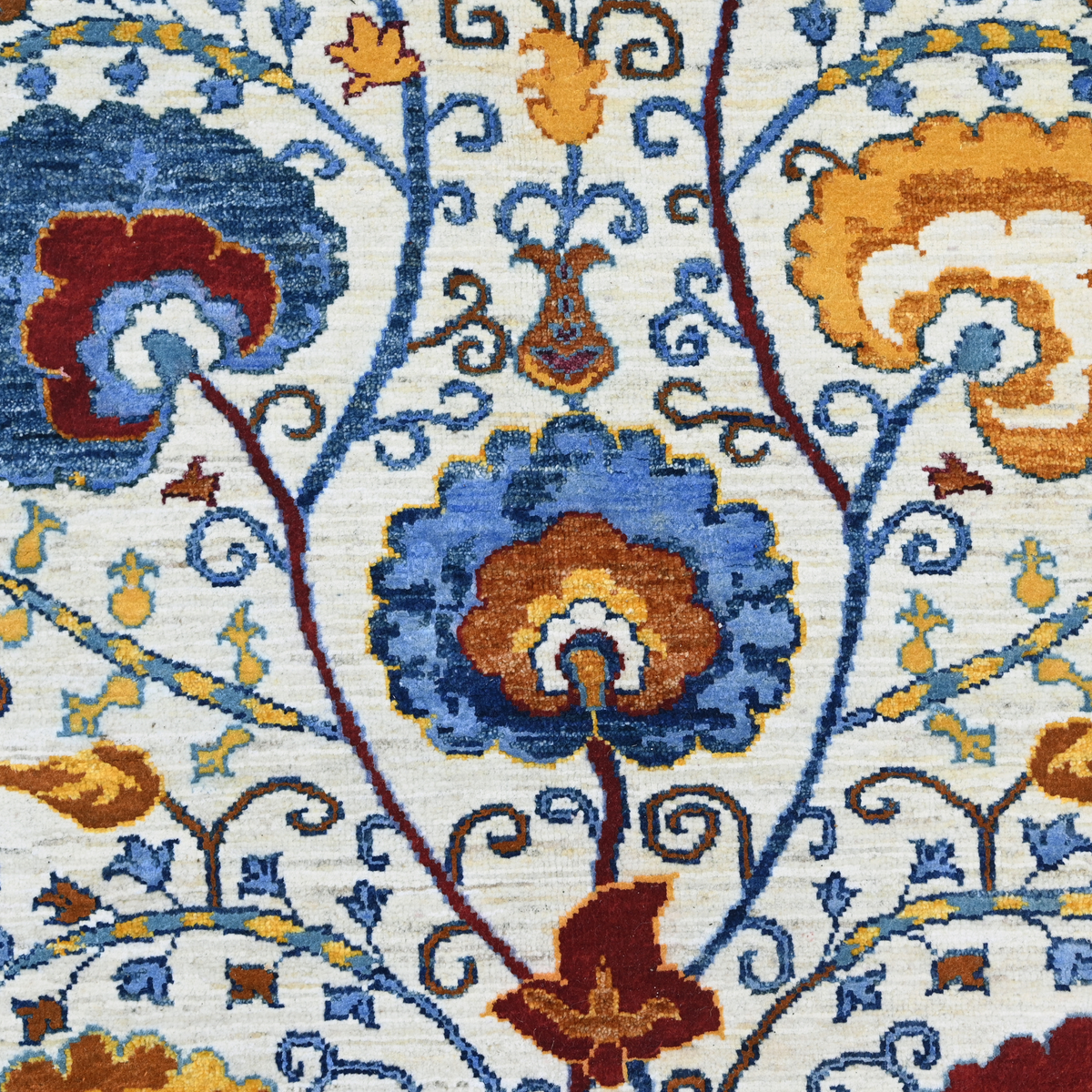 Saffron Bloom on Ivory Rug 244 × 305 cm