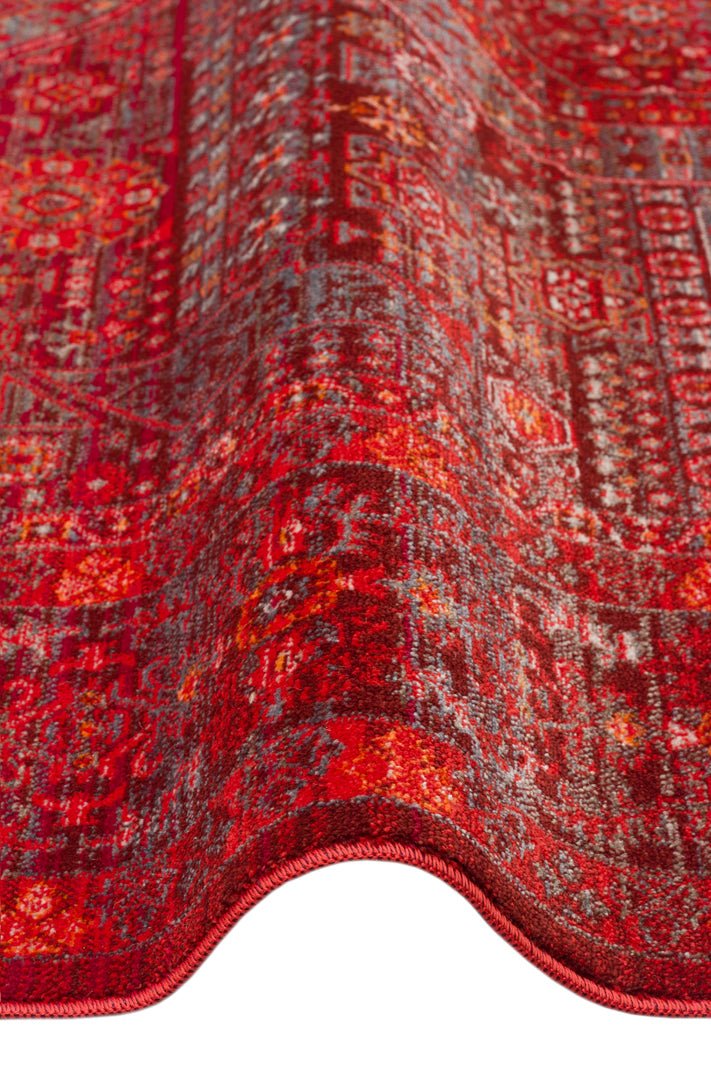 Antique Serapi Red Turkish Rug - Aladdinrugs
