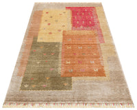 Nomad Canvas Blocks Rug - Aladdinrugs