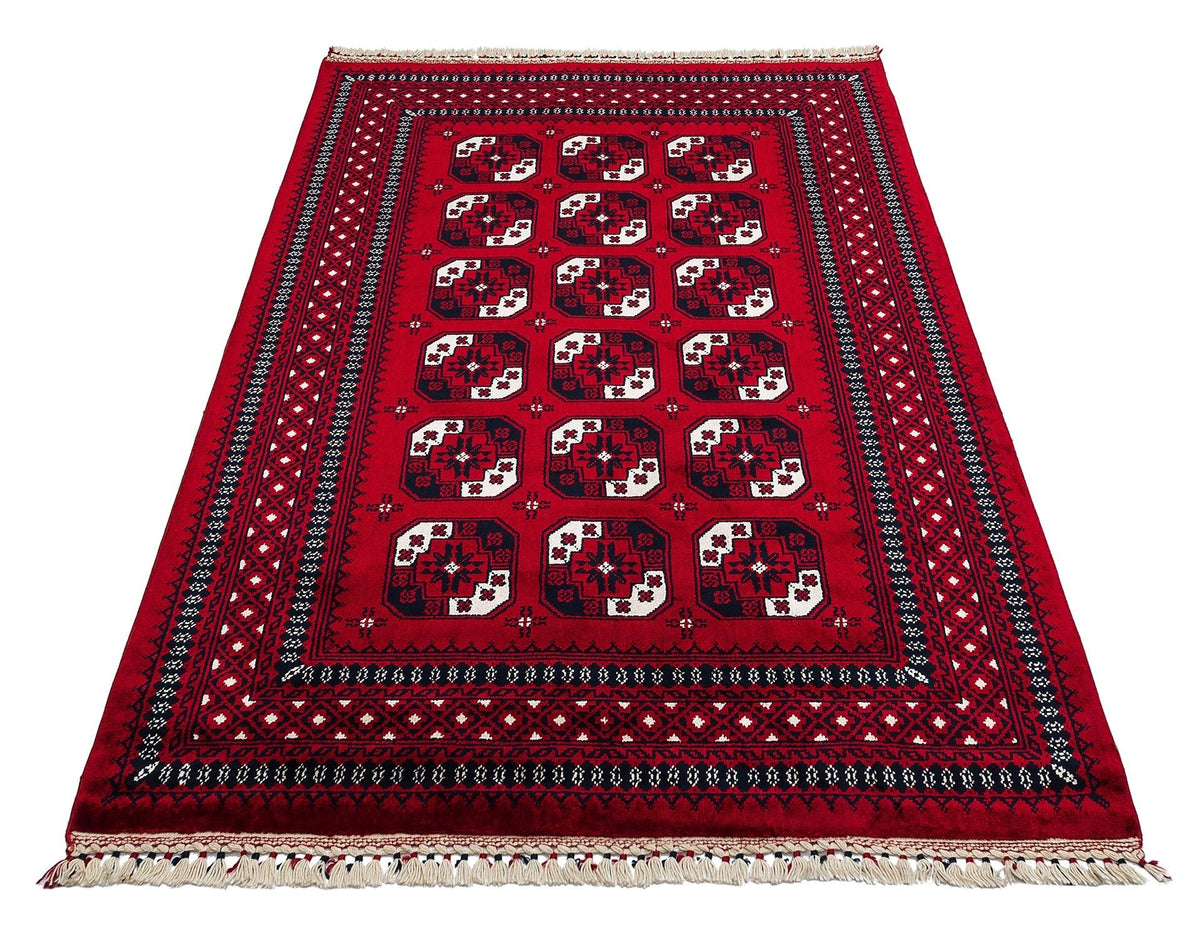 Samarkand Star Grid Rug - Aladdinrugs