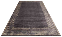 Smoked Steppe Geometry Rug - Aladdinrugs