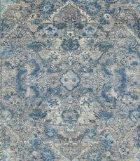 Arctic Blue Signature Medallion Rug 154 × 244 cm (5 x 8)